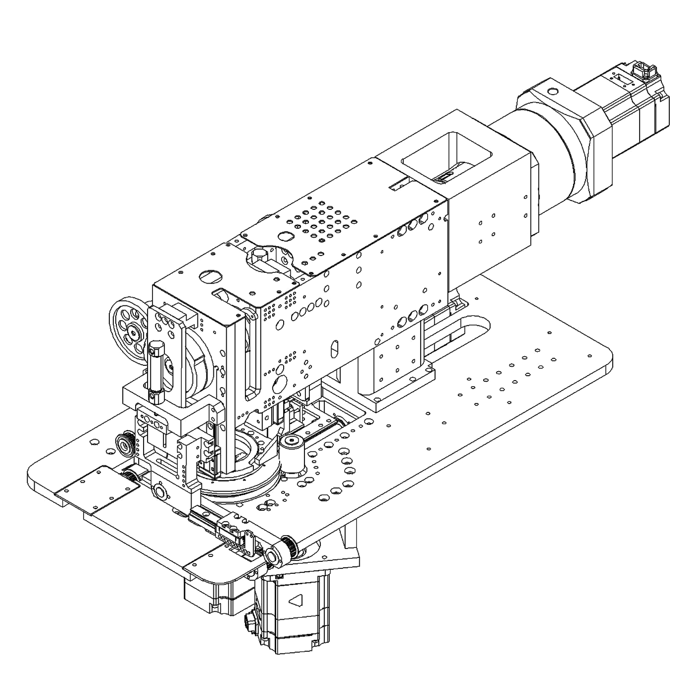 실시간 라인인식 가죽 접합 재봉 로봇 – 불규칙 가죽 자동 봉제 장비